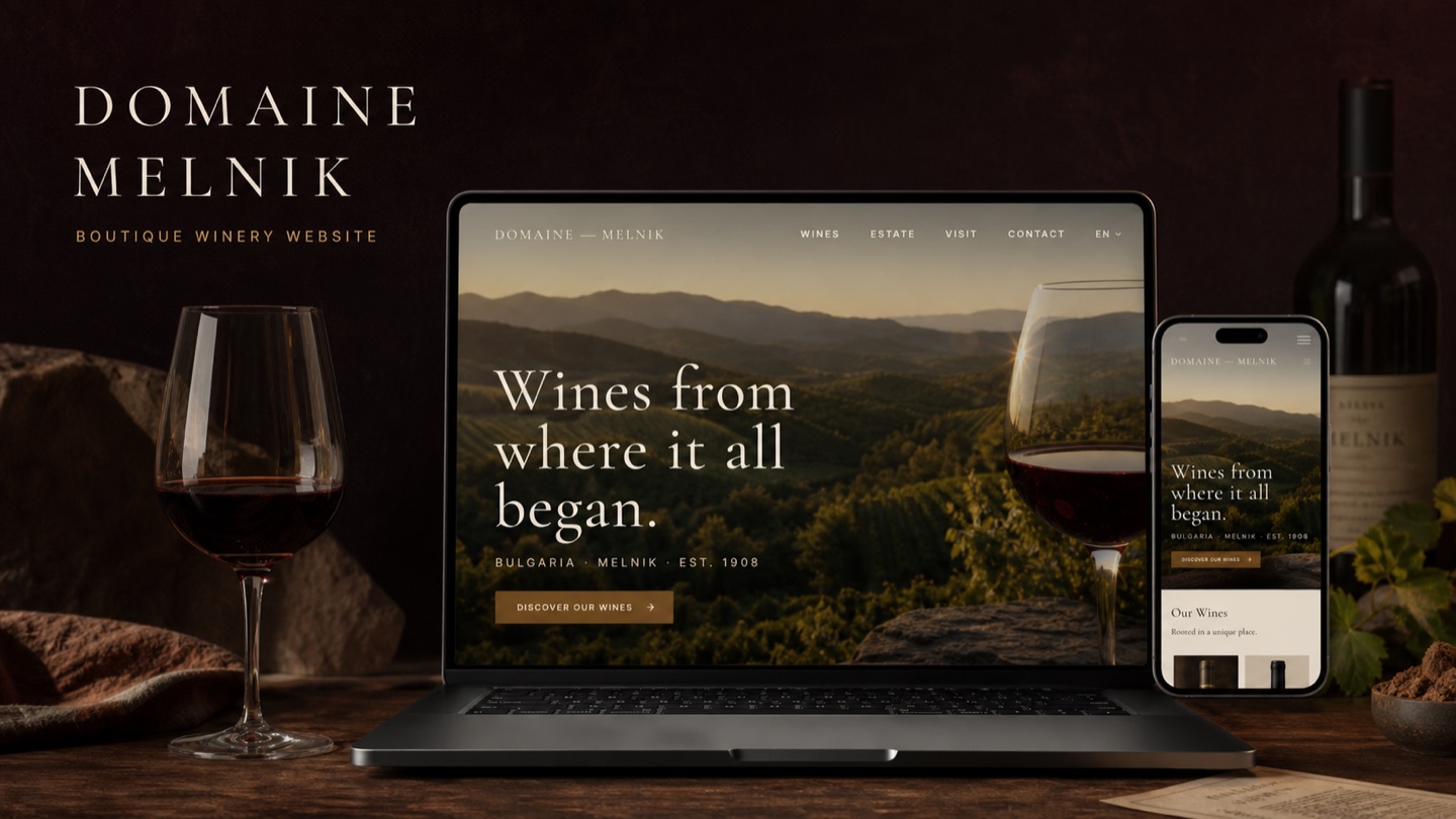Domaine Melnik website