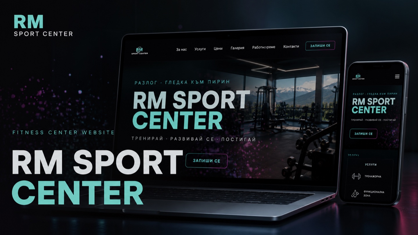 RM Sport Center website